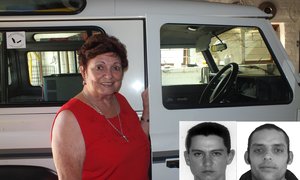 Babs sluit inbrekers in motorhuis toe